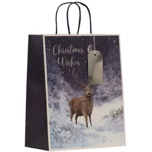 Christmas Forest Prince Large Gift Bag