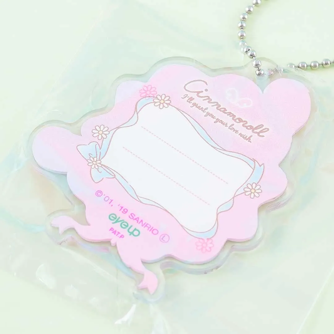 Cinnamoroll Cupid Name Plate Acrylic Charm