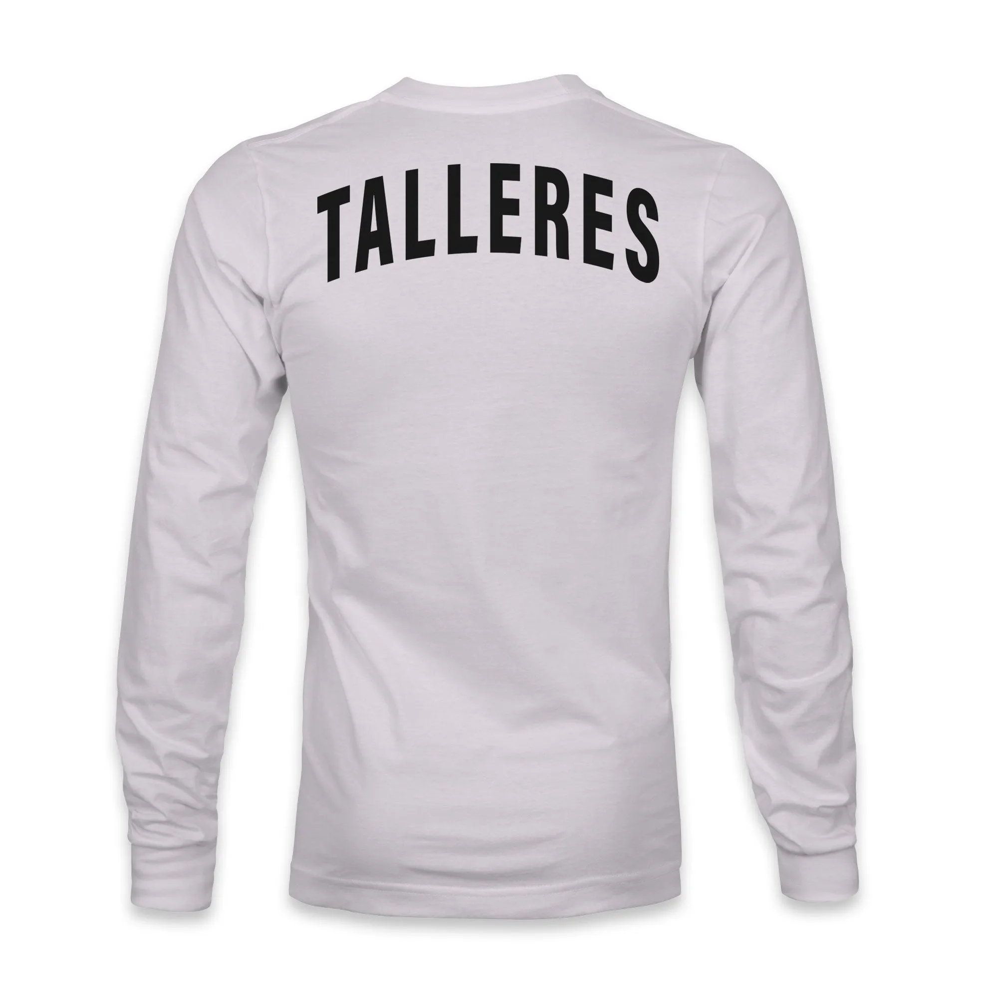 Club Atletico Talleres Team Arch Cotton Long Sleeve T-Shirt - Silver