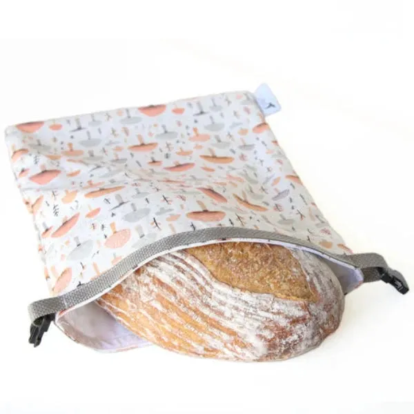 Colibri - Reusable Bread Bag Mushrooms