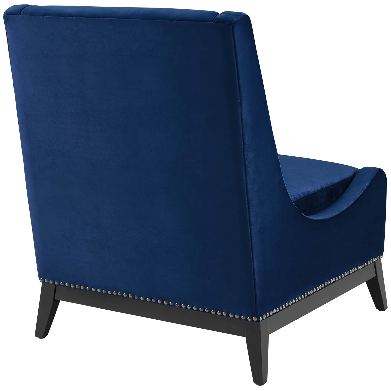 Confident Accent Upholstered Performance Velvet Lounge Chair