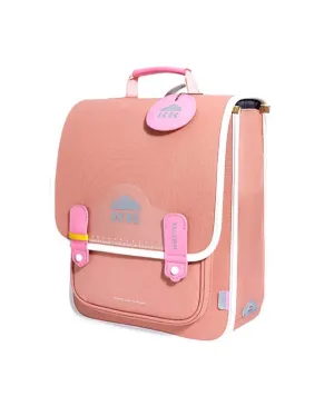 Coral Peach Rectangle Style Kid's Backpack