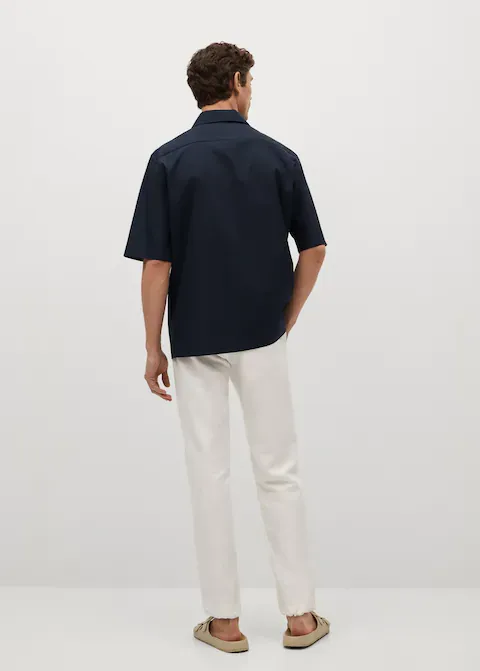 Cotton Shirt With Pockets