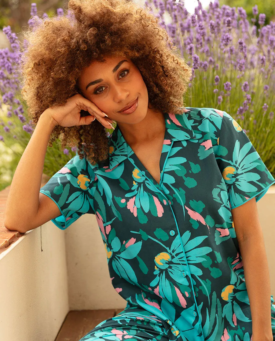 Cove Floral Print Pyjama Top