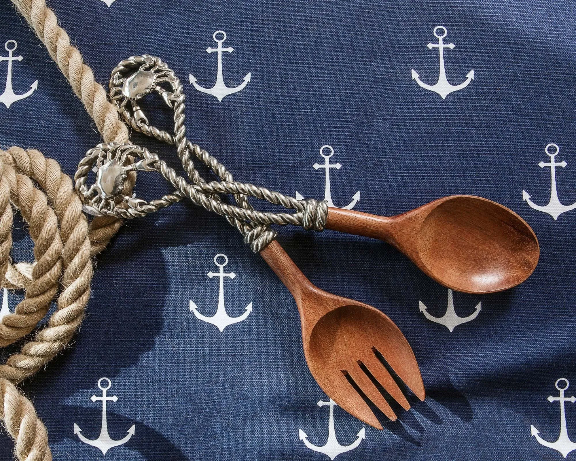 Crab & Rope Salad Server Set