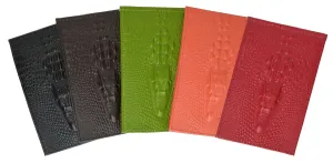 Croco Embossed Credit Card Holder 118 1268