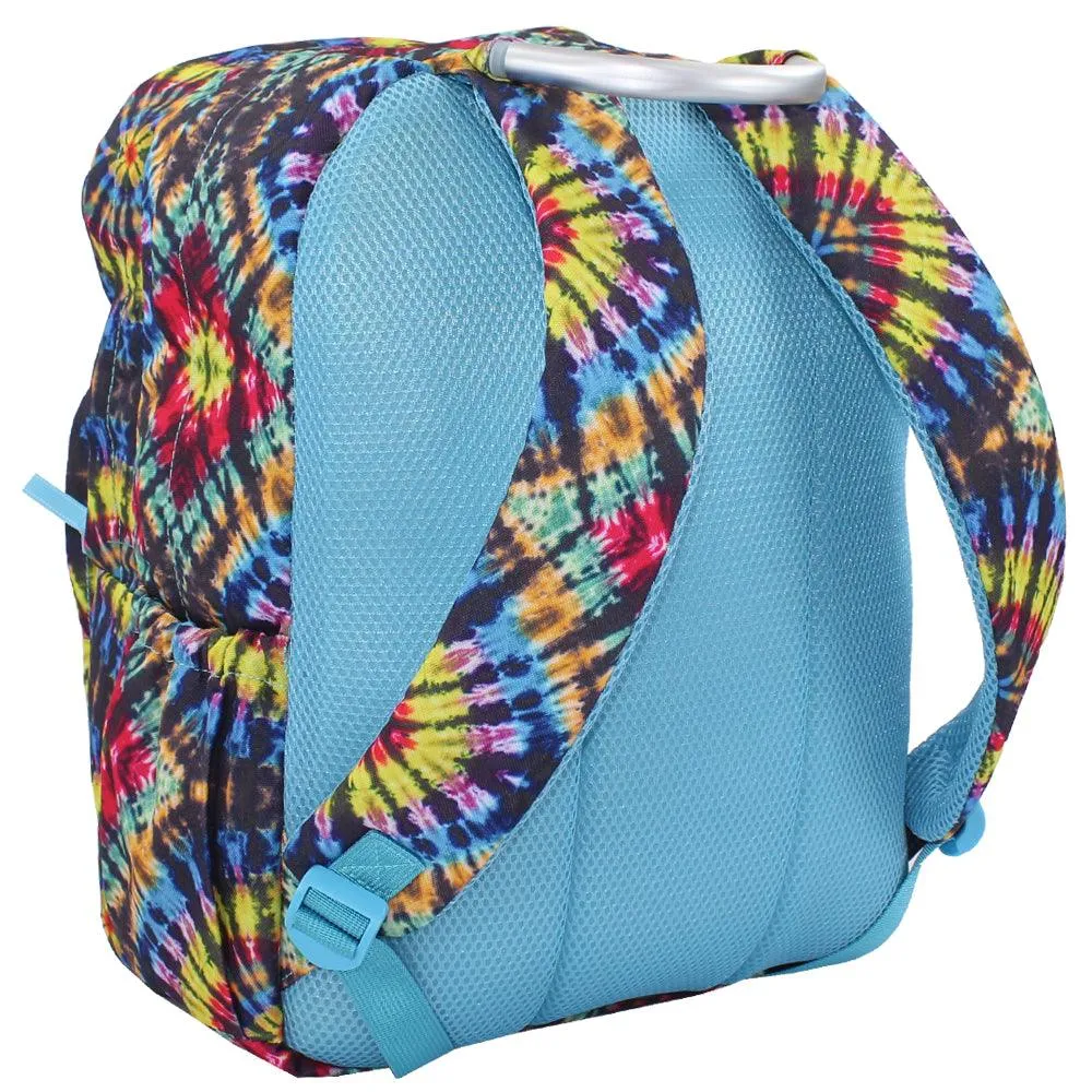 CUBS TIE DYE COLORFUL BLACK SENIOR STUDENT BACKPACK