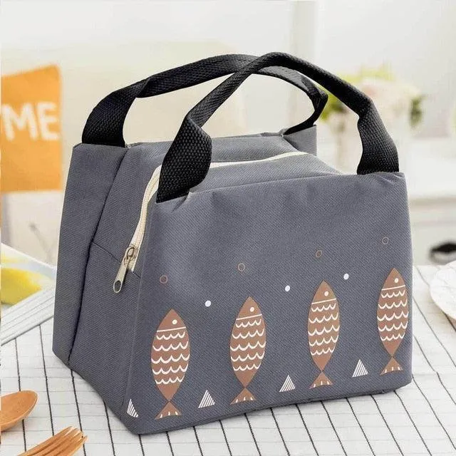 Customizable Insulated Lunch Tote for Fresh Food On-the-Go