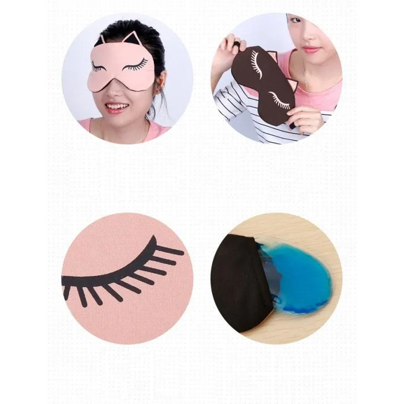 Cute Sleeping Cat Eye Mask