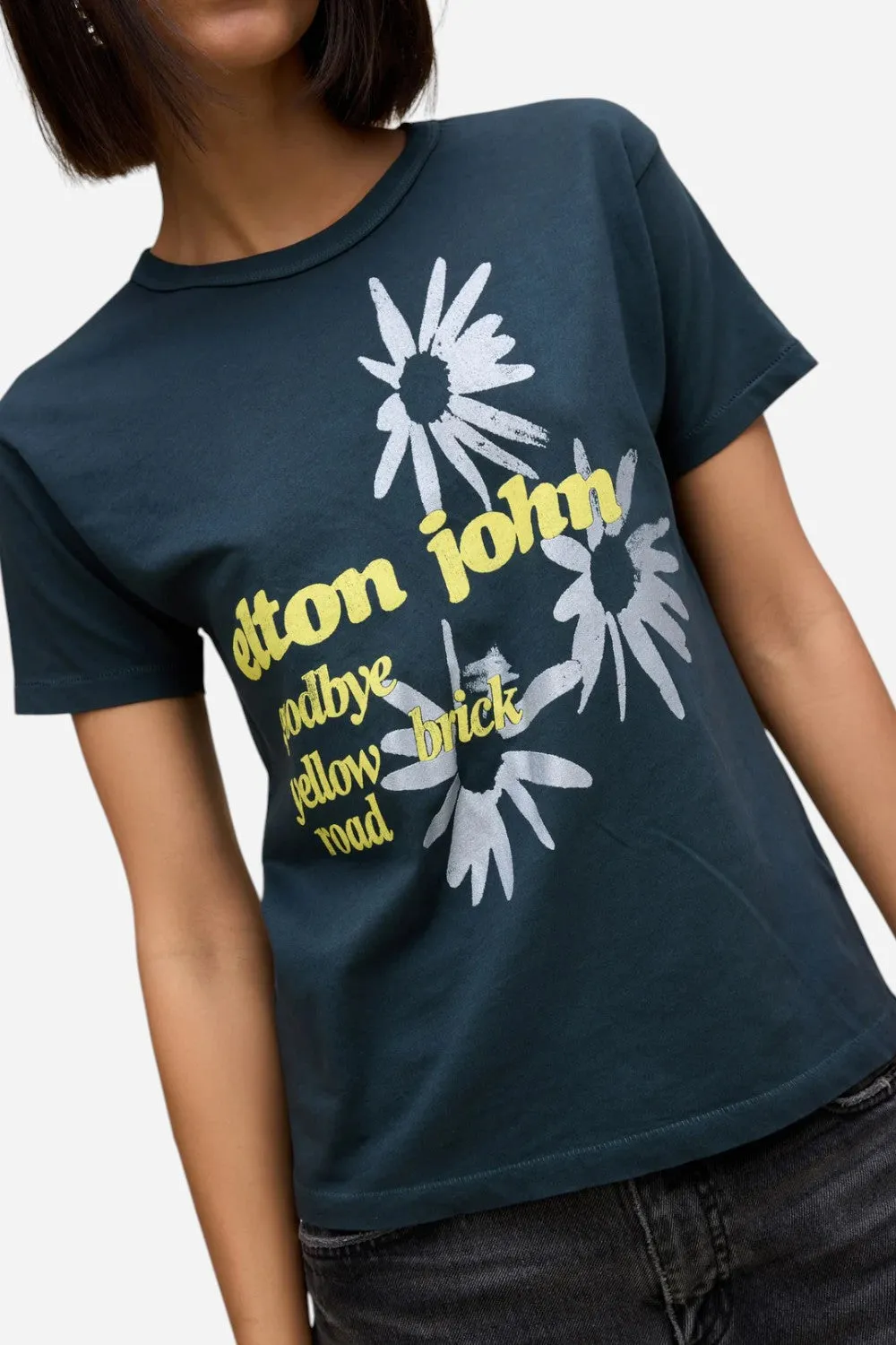 Daydreamer LA Elton John Yellow Brick Road Ringer Tee