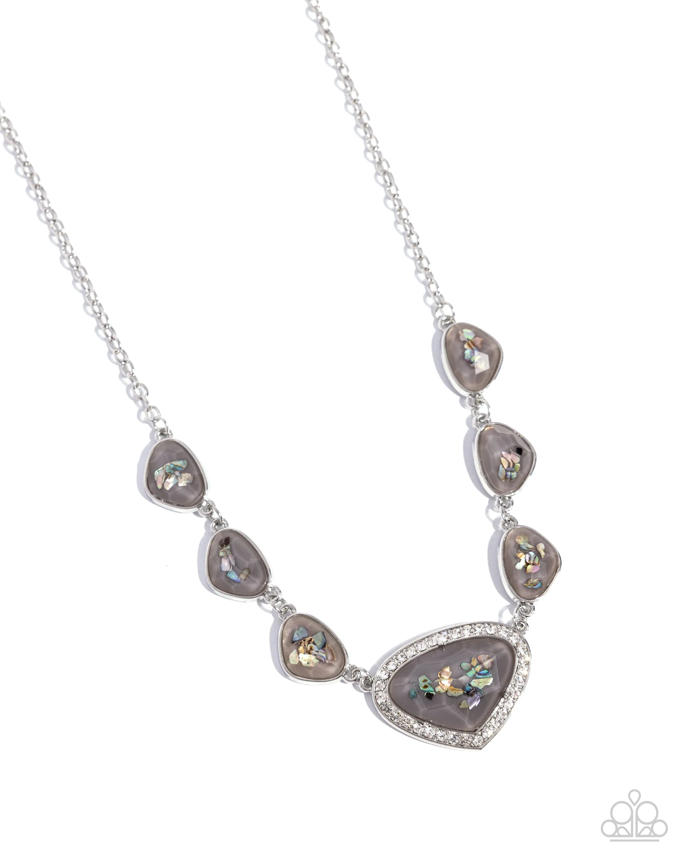 Discreet Dazzle - Silver Necklace