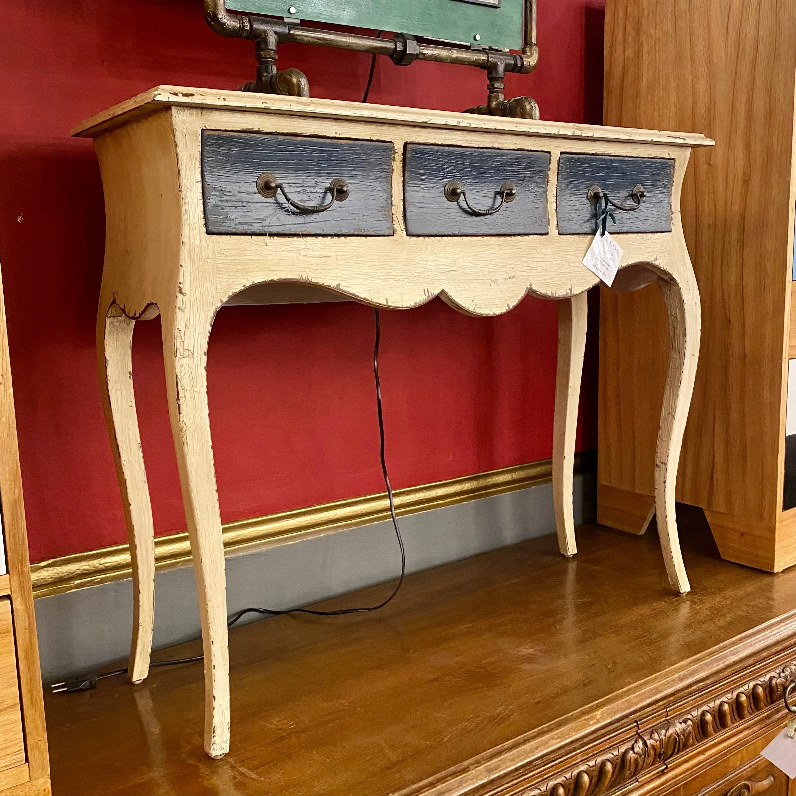 Distressed French Style Console