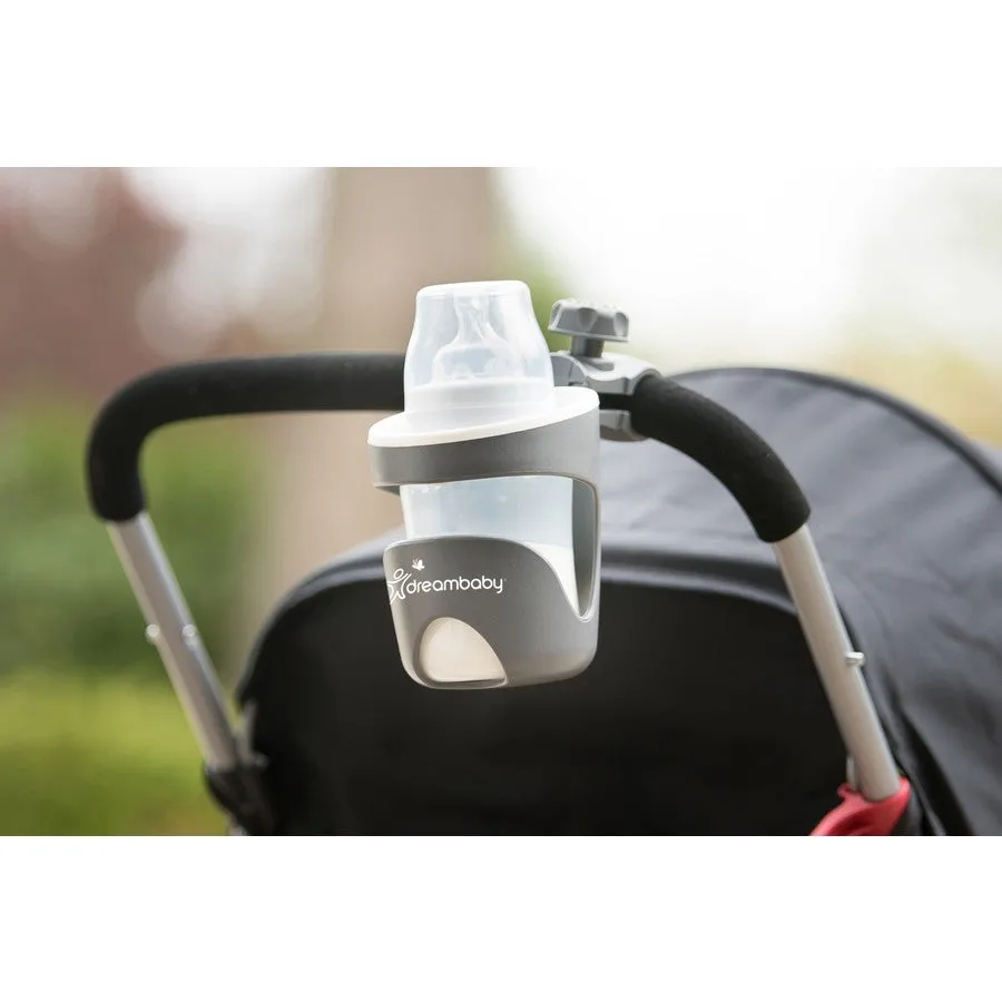 Dreambaby Strollerbuddy Drink Holder - Grey