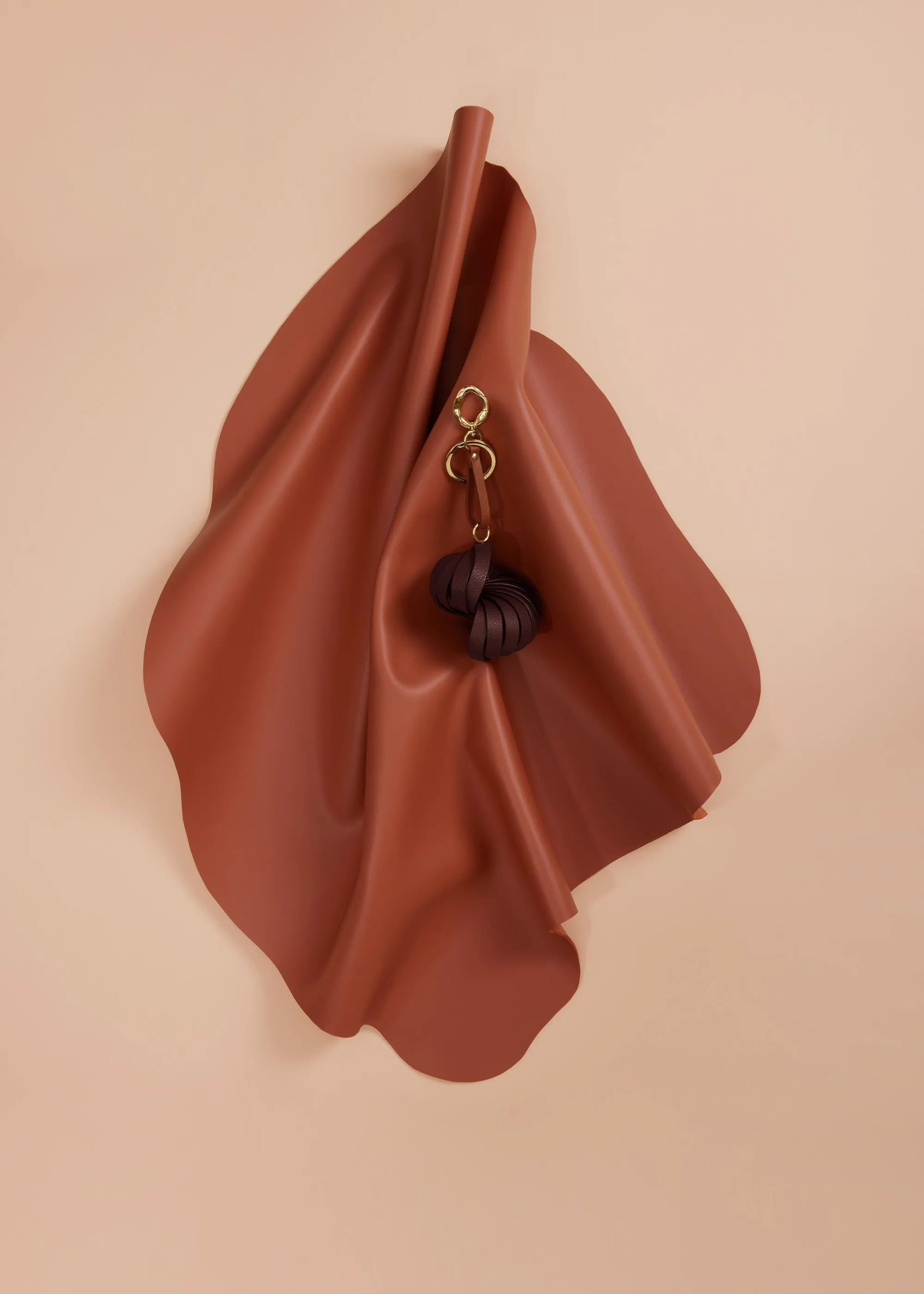 Elis Keyring - Duo Burgundy