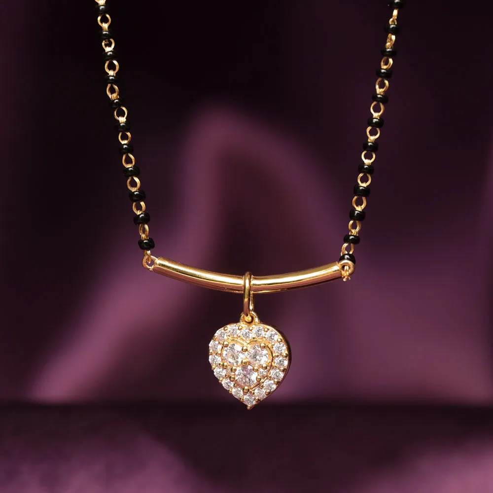 Eternal Love Sparkle mangalsutra | 18K Gold Vermeil