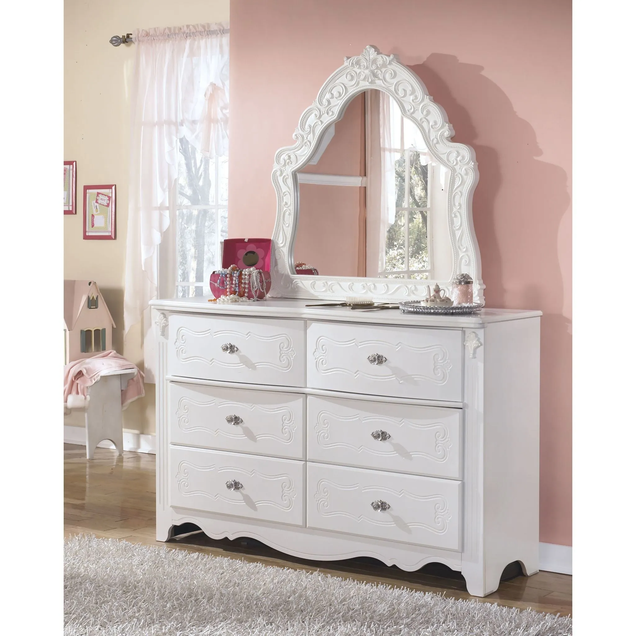 Exquisite Dresser and Mirror