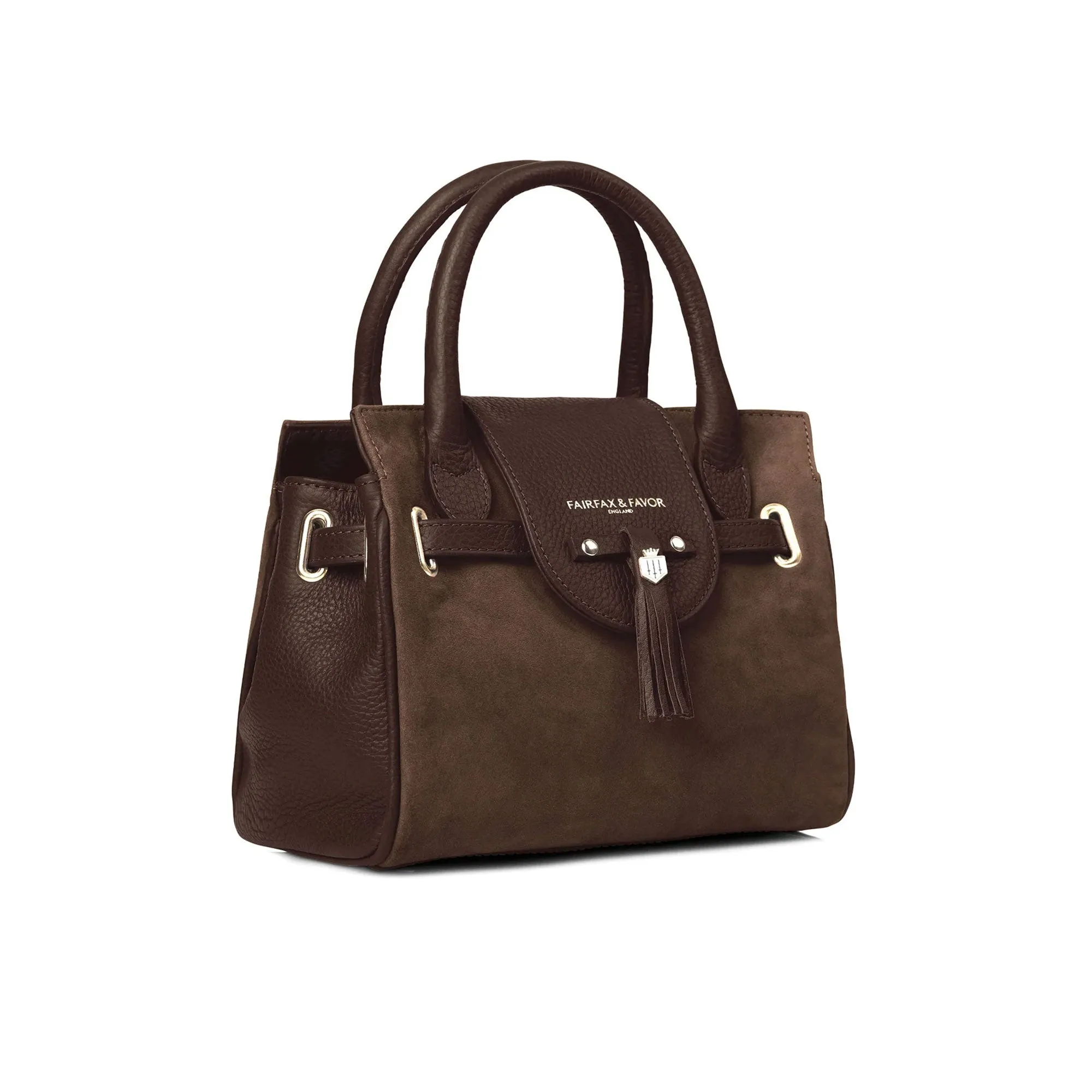 Fairfax & Favor Ladies Mini Windsor Suede Handbag