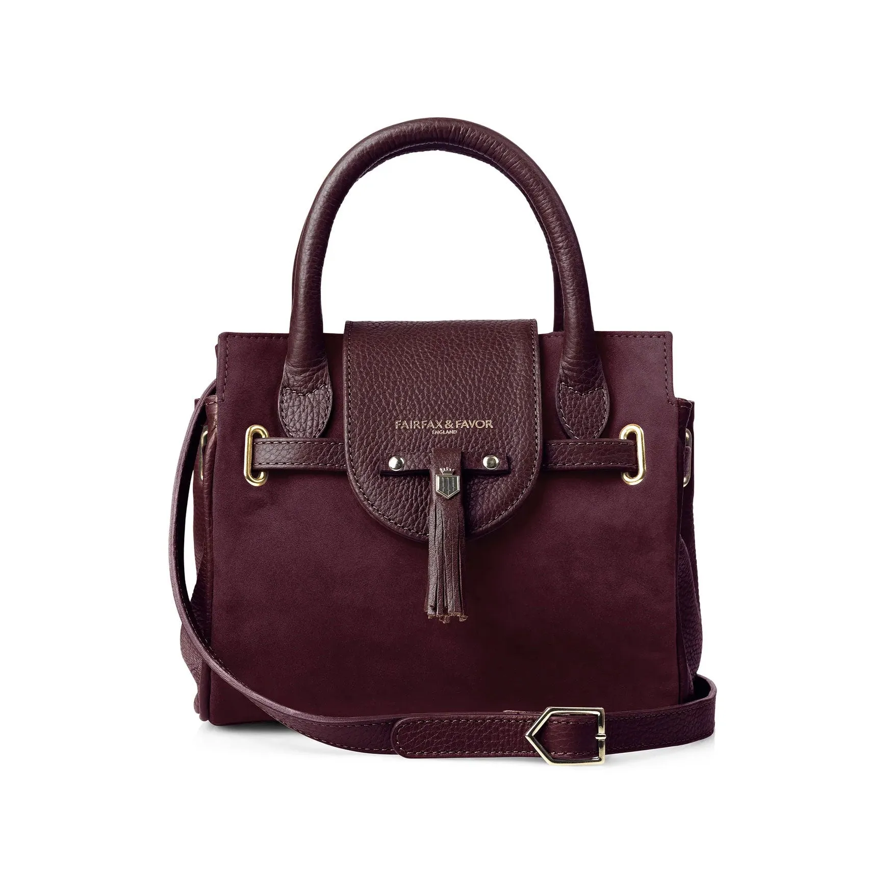 Fairfax & Favor Ladies Mini Windsor Suede Handbag