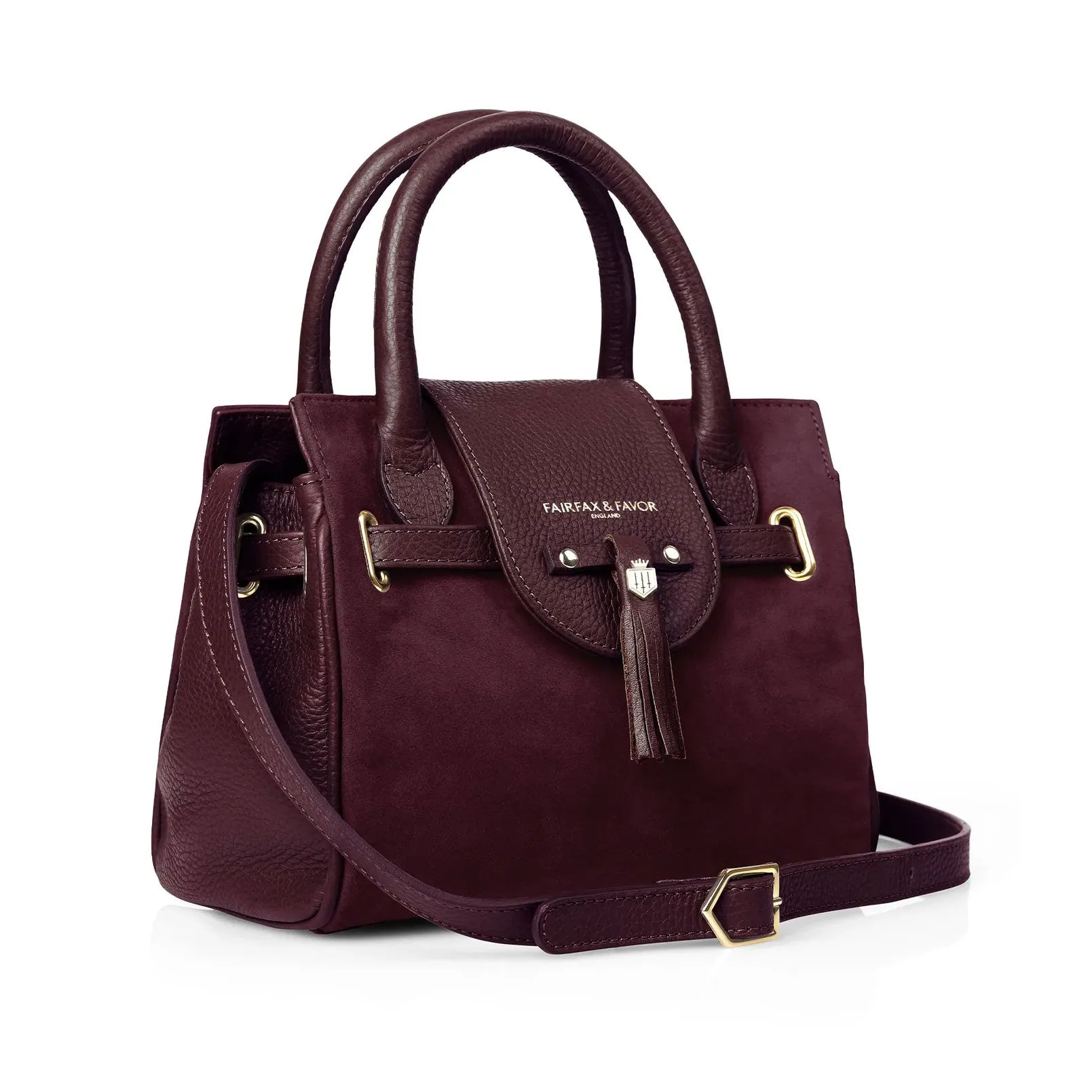 Fairfax & Favor Ladies Mini Windsor Suede Handbag