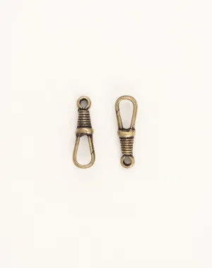 Faux Clasp, 27x7mm, (2pcs)