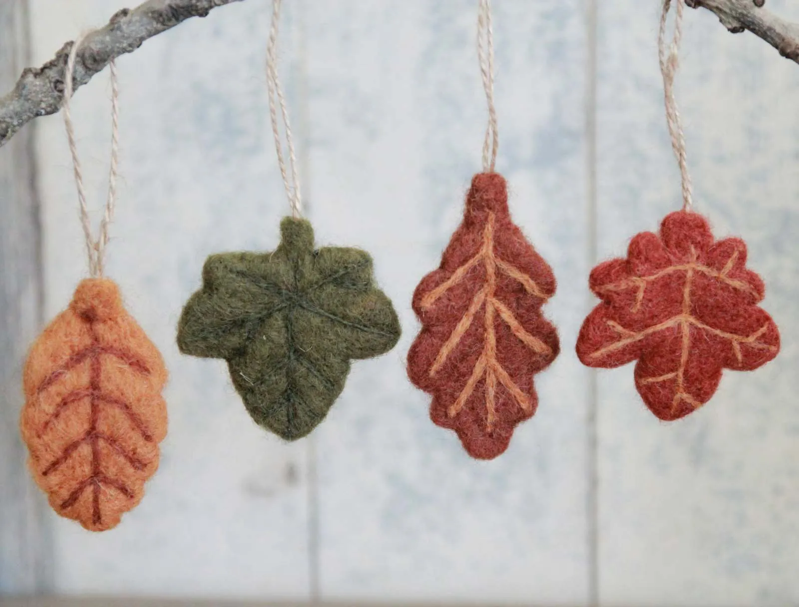 Felt Leaf Decoration