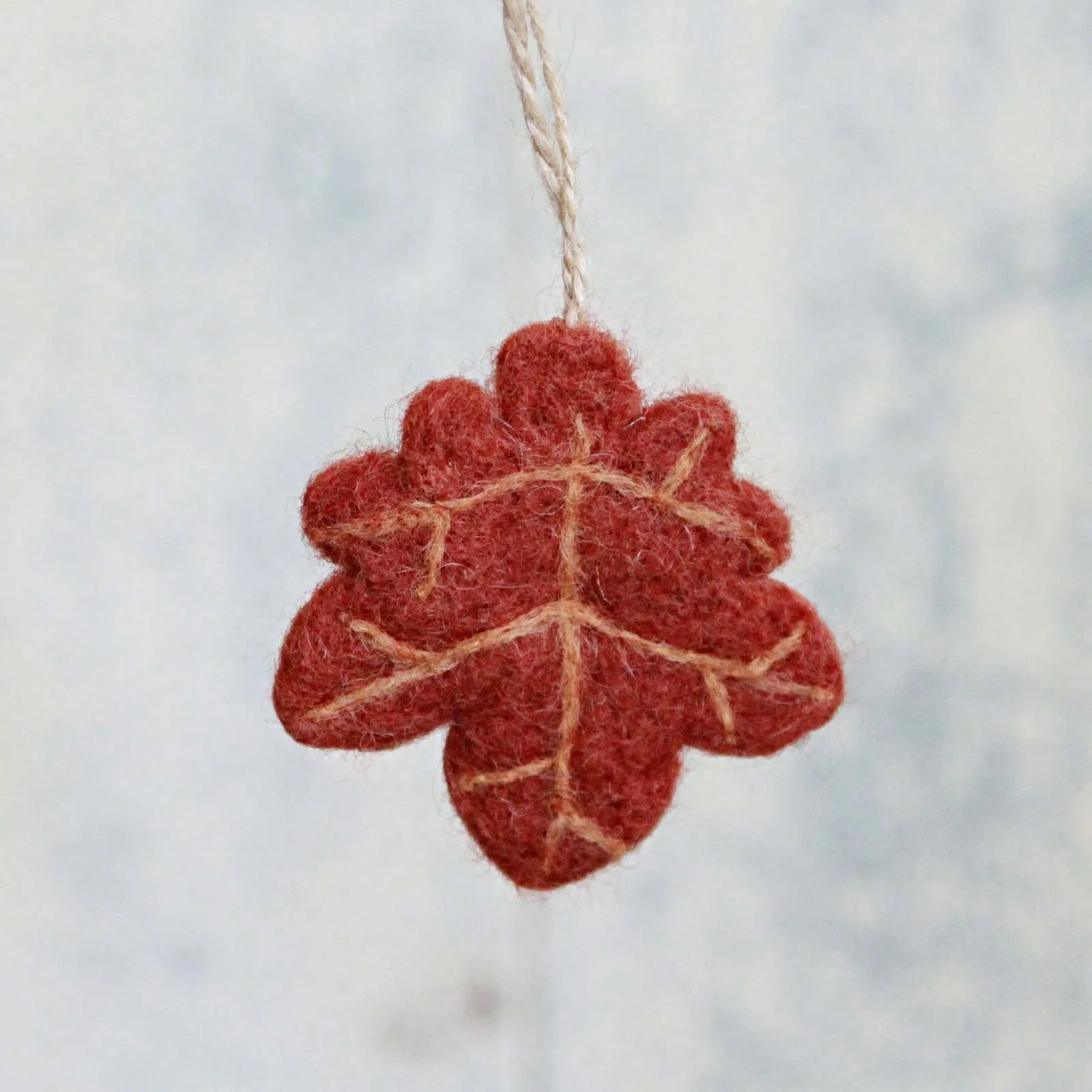 Felt Leaf Decoration