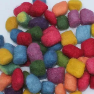 Filges Felt Beads- Assorted Colours