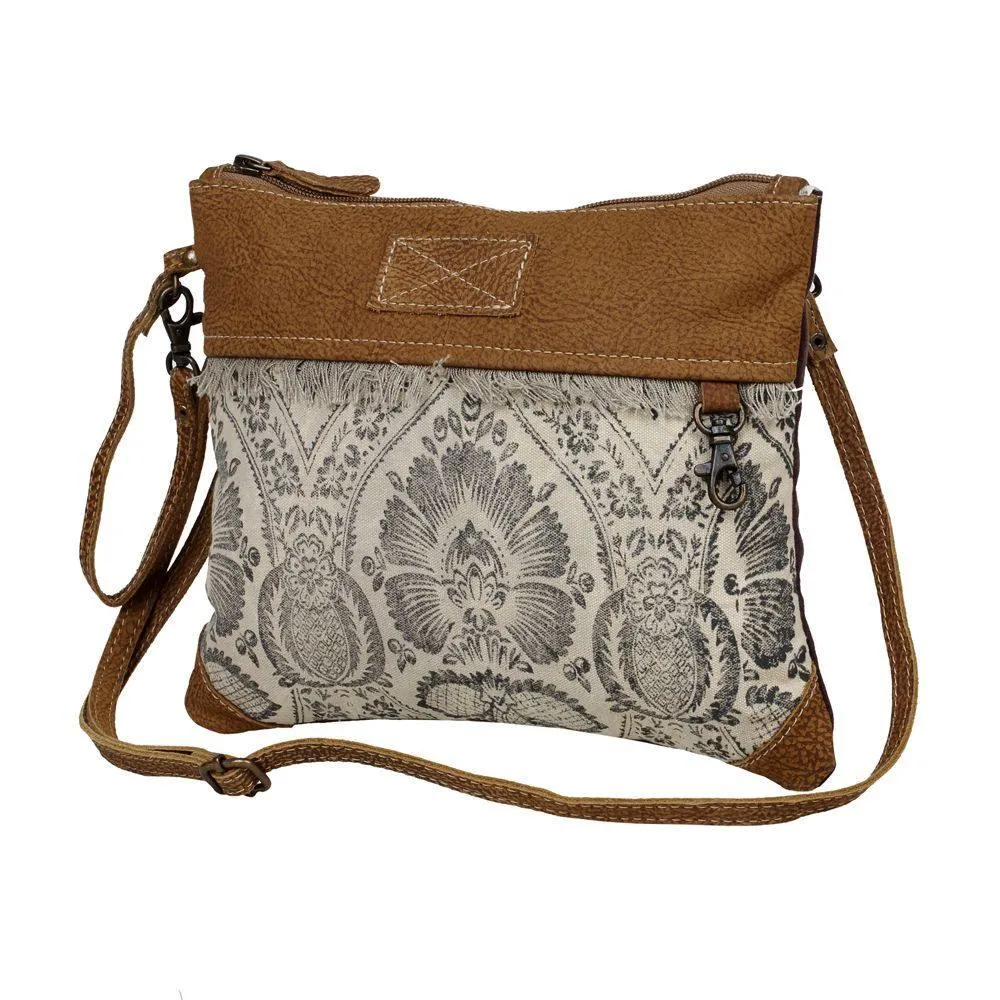 Floral Fringe Small Crossbody Bag