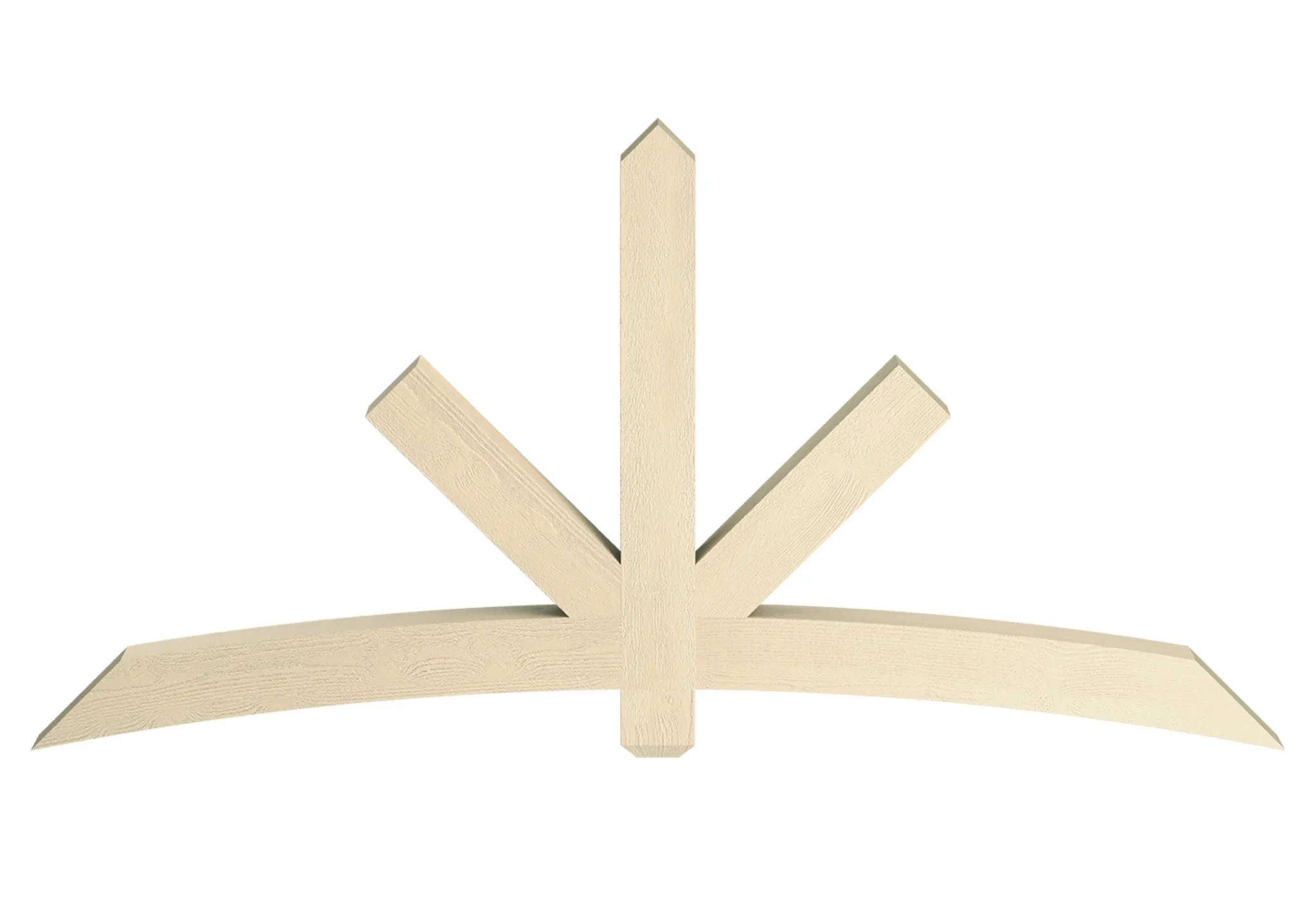 Gable Bracket Pediment - Sullivan Chamfered