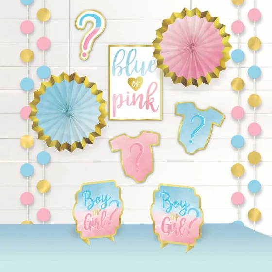 Gender Reveal Room Decoration Kit