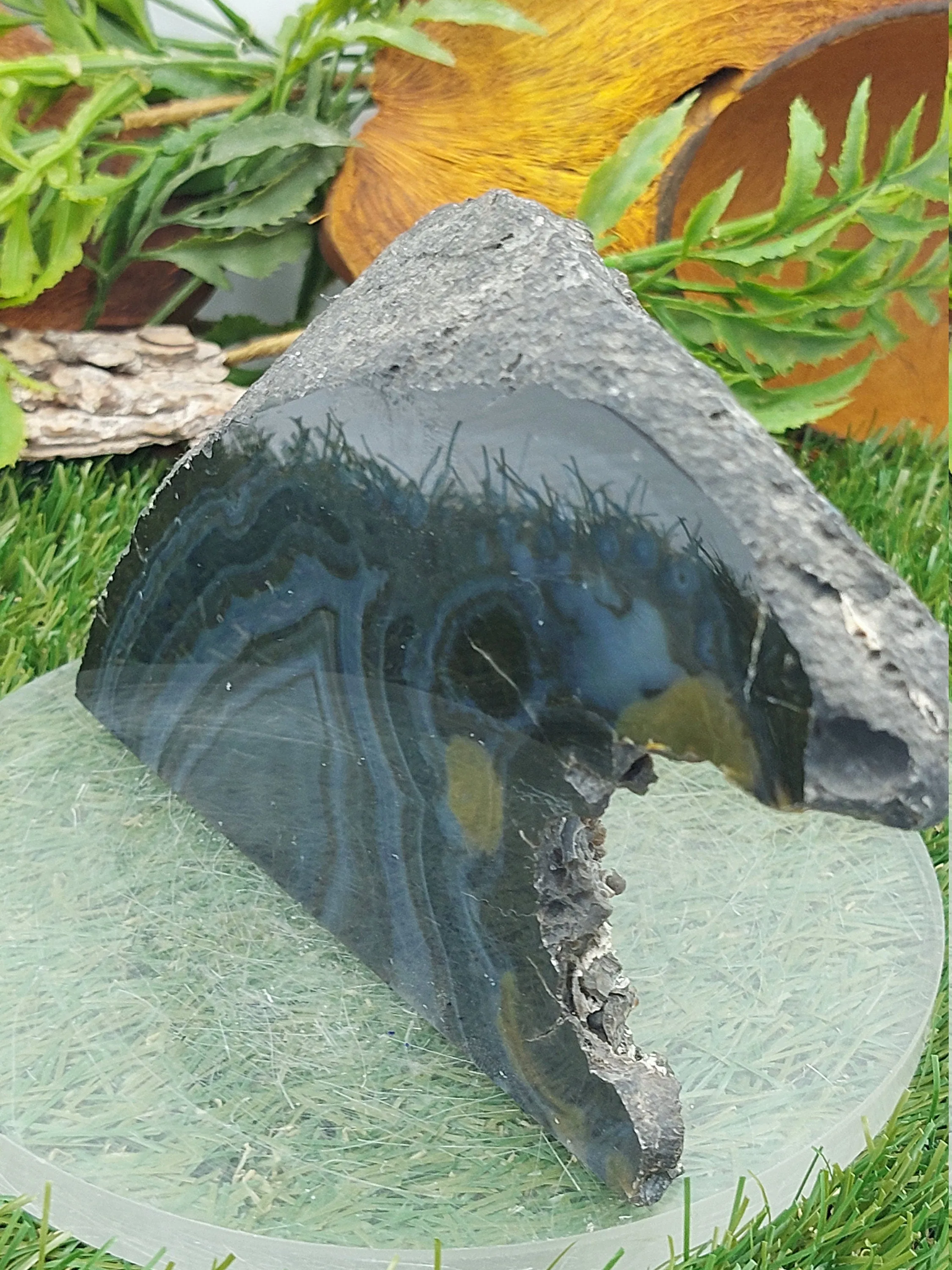 Geody Blue Agate Wave - Home Decor - Protection