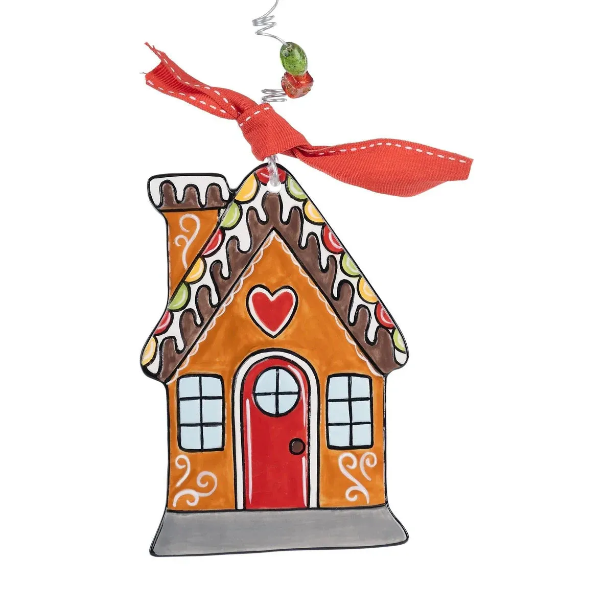 Gingerbread House Flat Ornament