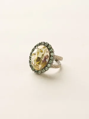 Glamorous Oval-Cut Cocktail Ring - RBT68ASEGS