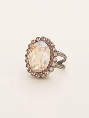 Glamorous Oval-Cut Cocktail Ring - RBT68ASSND