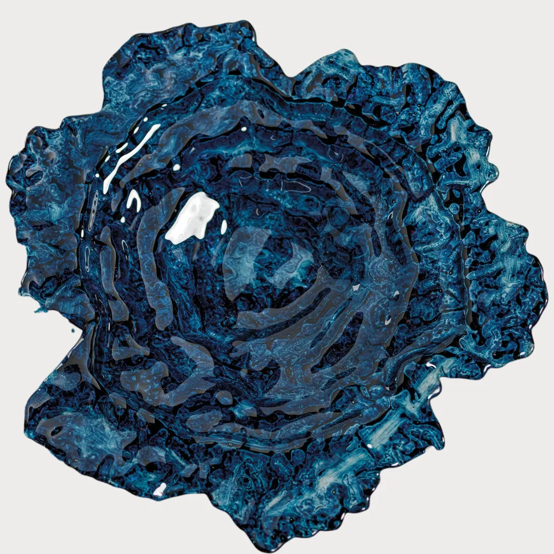 Glass Oyster Platter, 16"