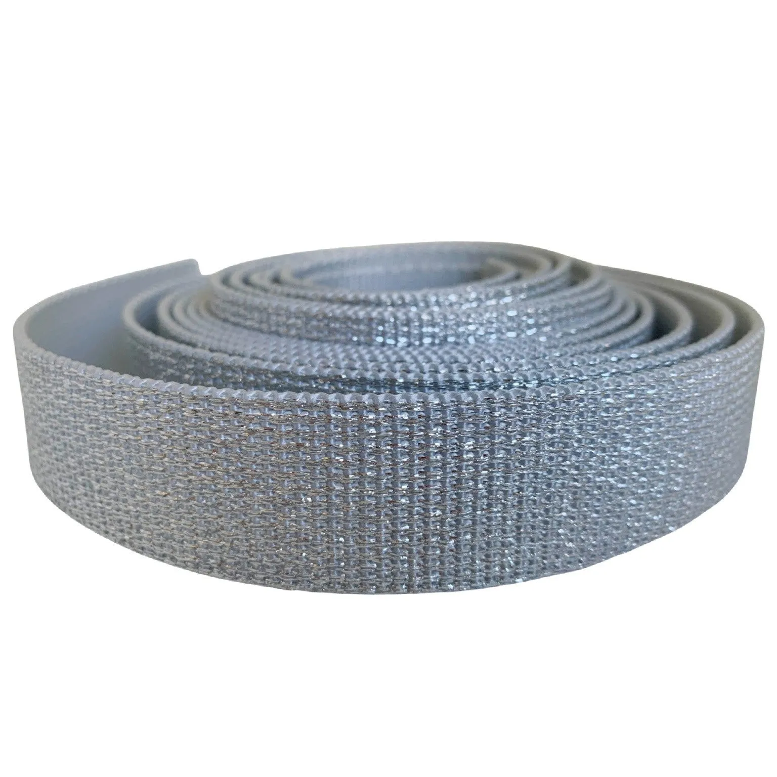 Glitter Webbing Silver