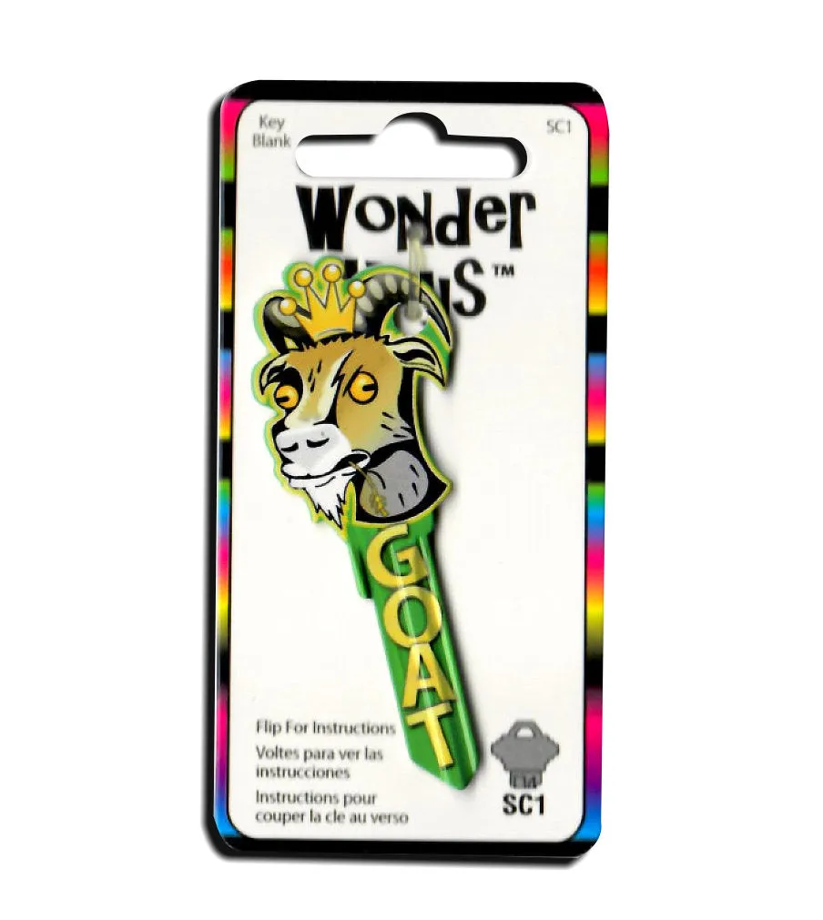 GOAT G.O.A.T. Shaped Wonder Key! NEW!!!