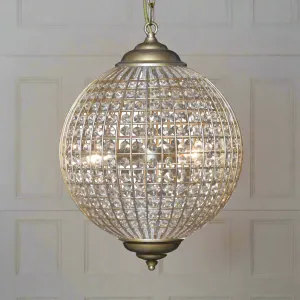 Gold Globe Chandelier