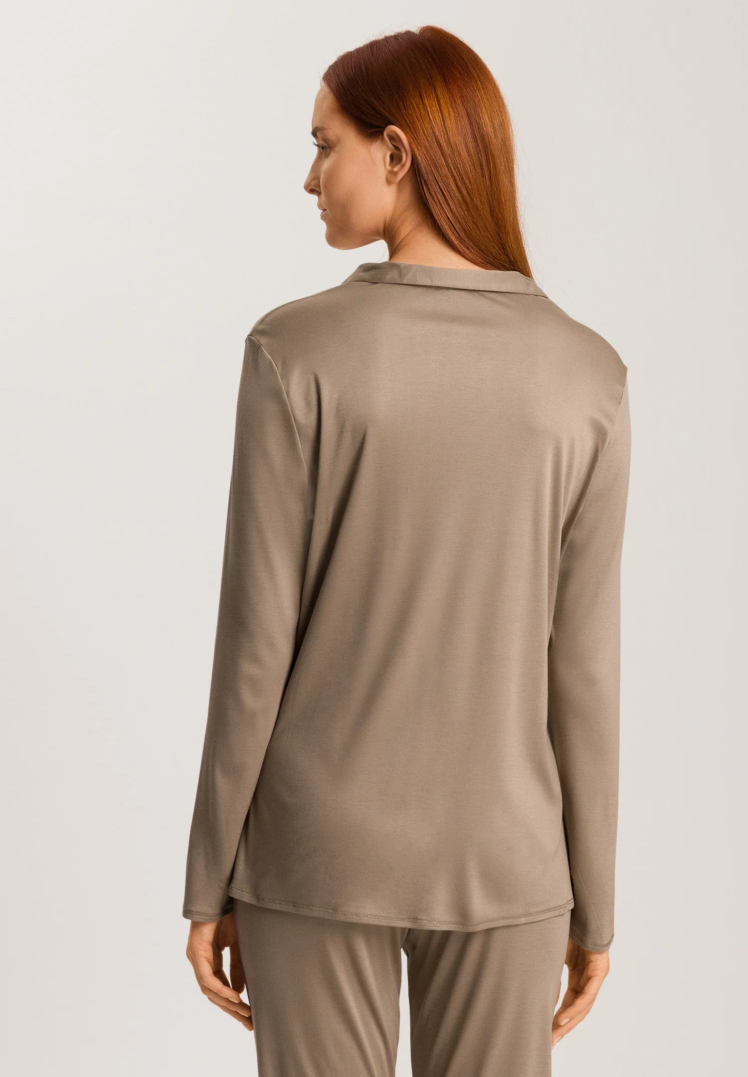 Grand Central Silk Blend Shirt | Taupe 77305-2847