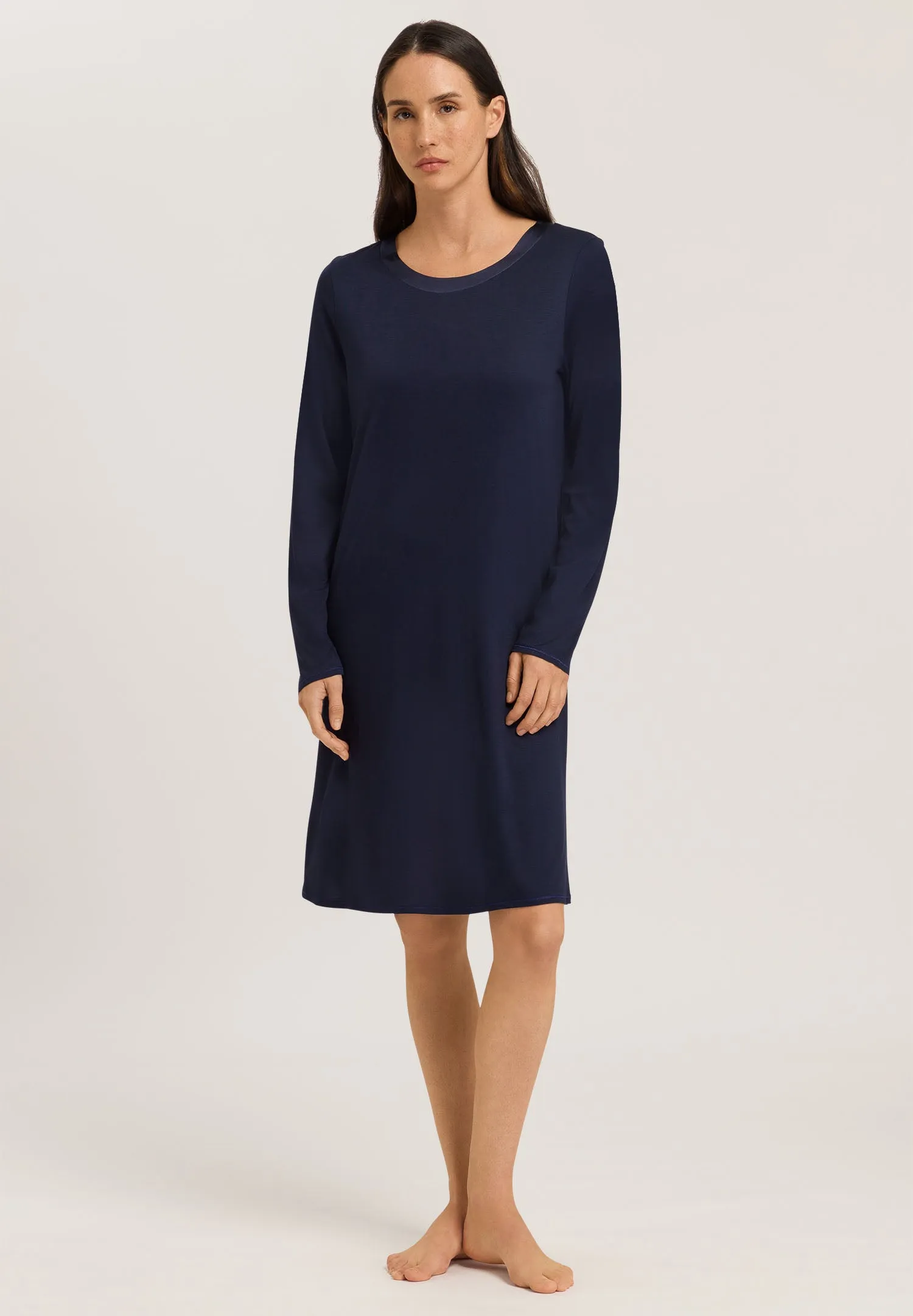 Grand Central TENCEL™ and Silk Nightgown | Deep Navy 77339-1610