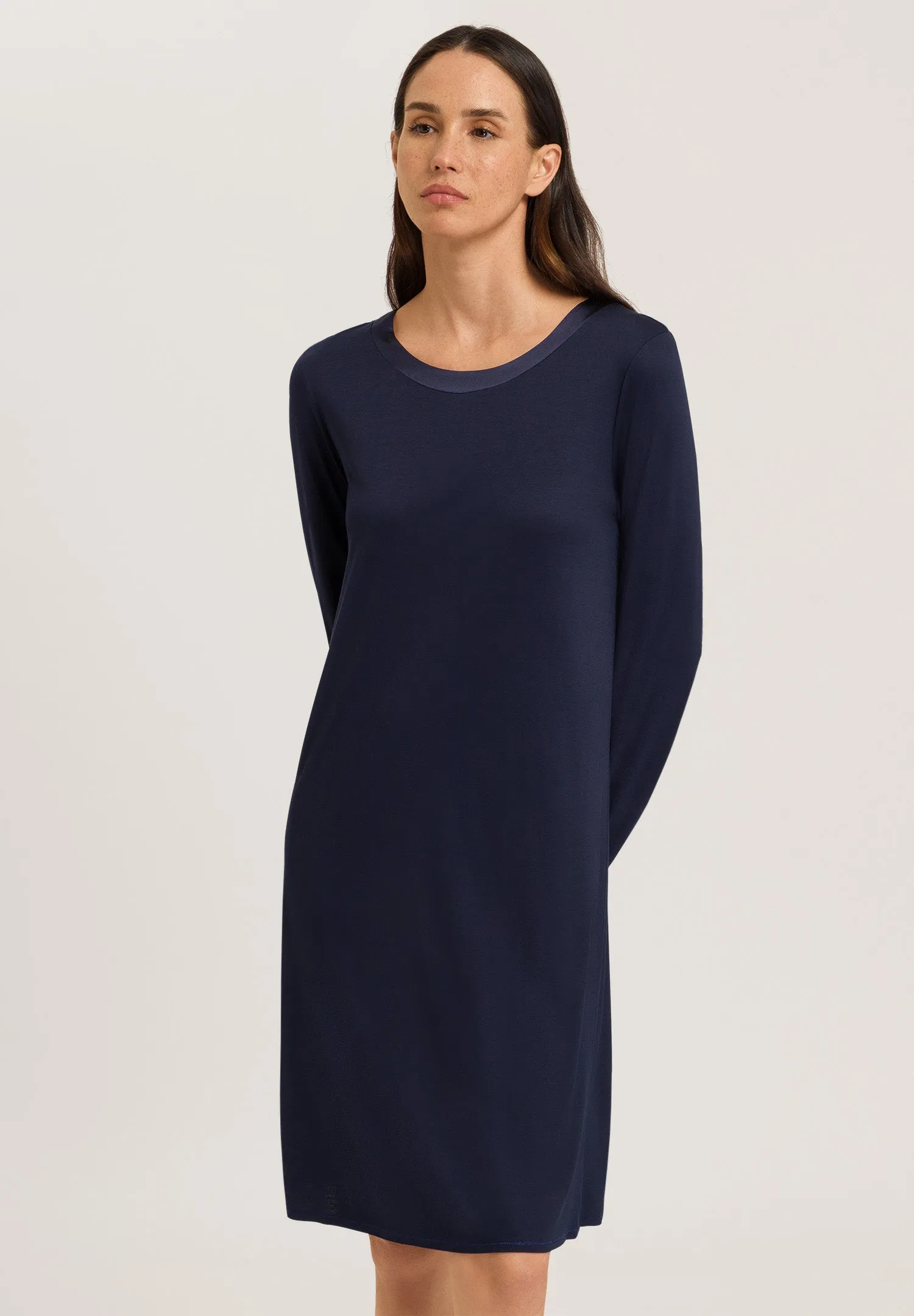 Grand Central TENCEL™ and Silk Nightgown | Deep Navy 77339-1610