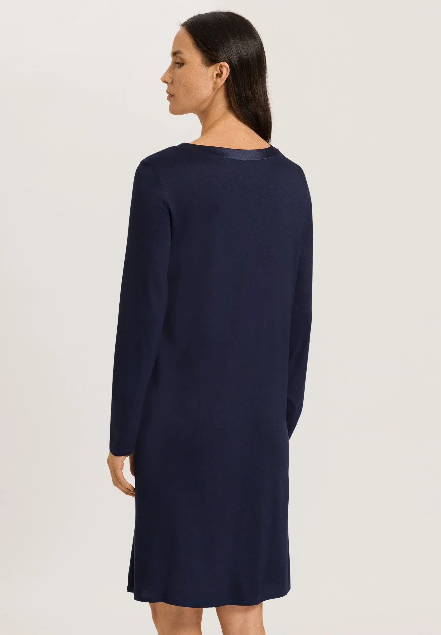 Grand Central TENCEL™ and Silk Nightgown | Deep Navy 77339-1610