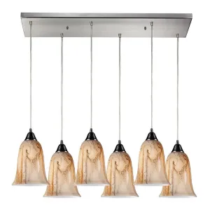 Granite Six-Light Pendant