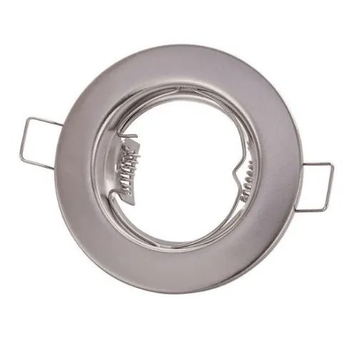 GU10 downlight fixed fitting (Satin chrome) Lear