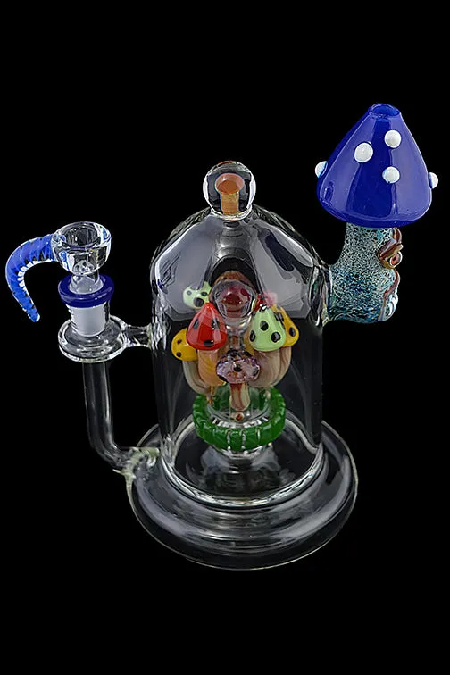 Handmade Mushroom Glass Water Pipe