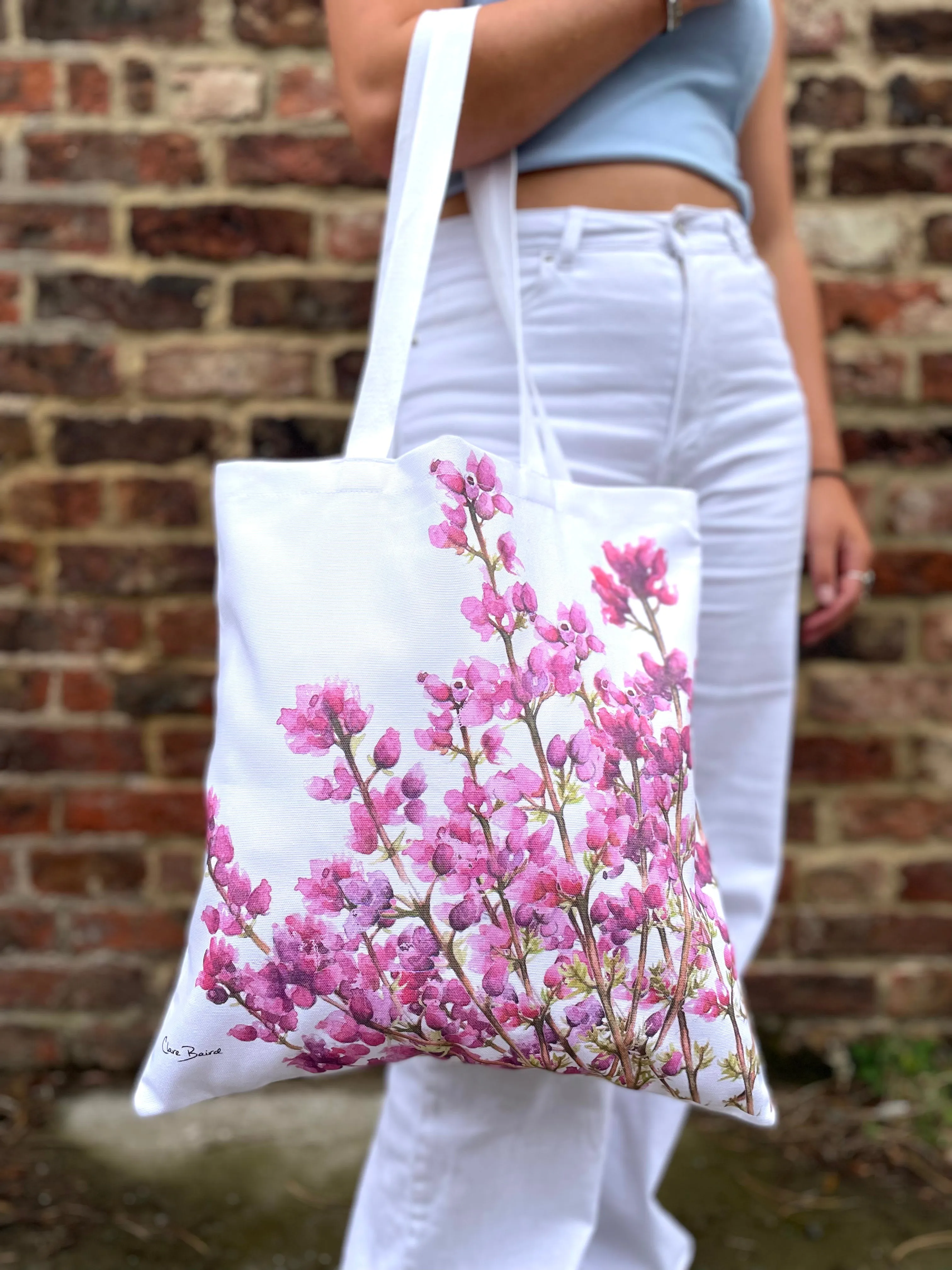 Heather Cotton Tote Bag.