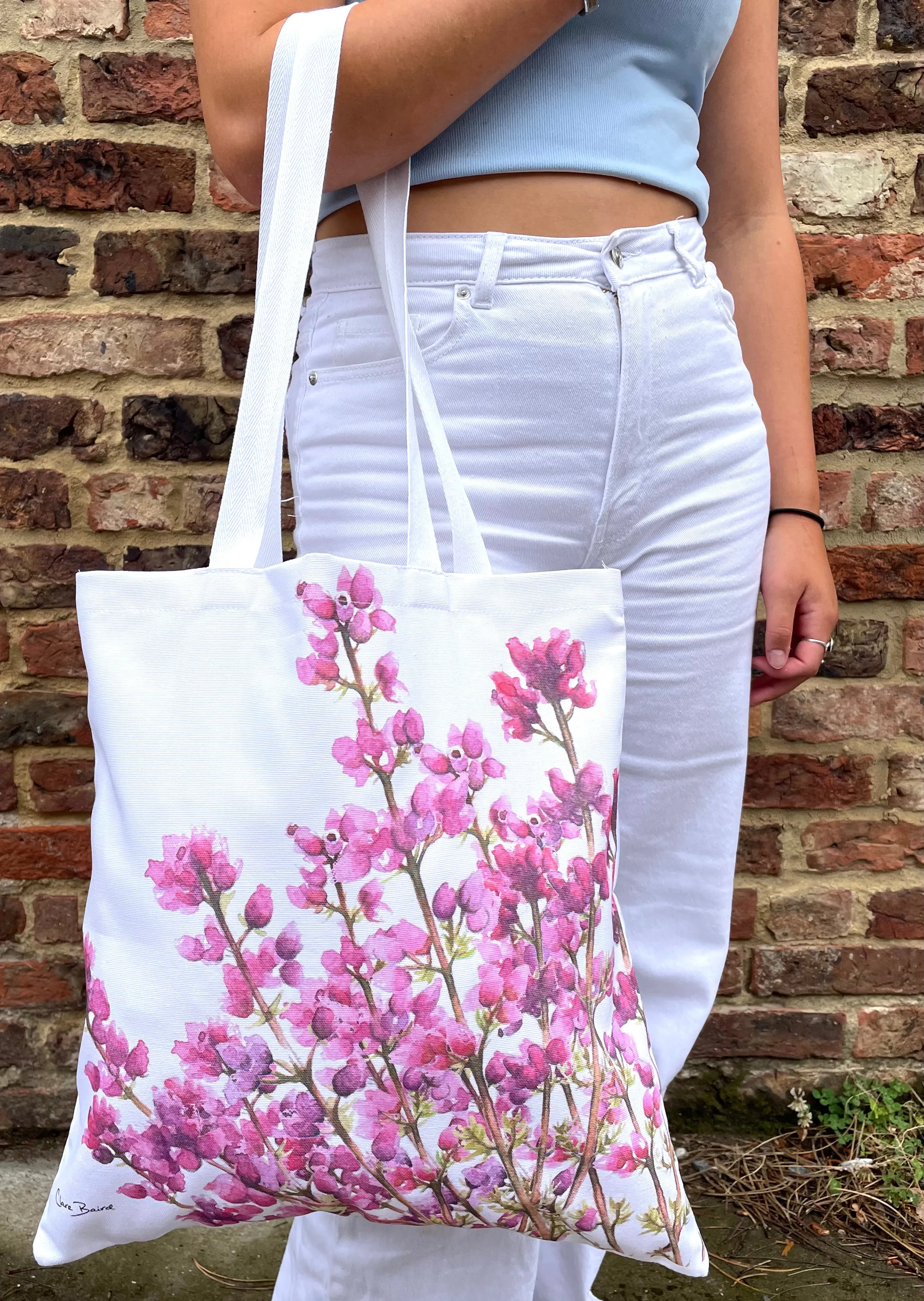 Heather Cotton Tote Bag.