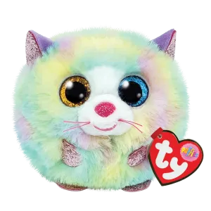 HEATHER RAINBOW CAT BEANIE BALL