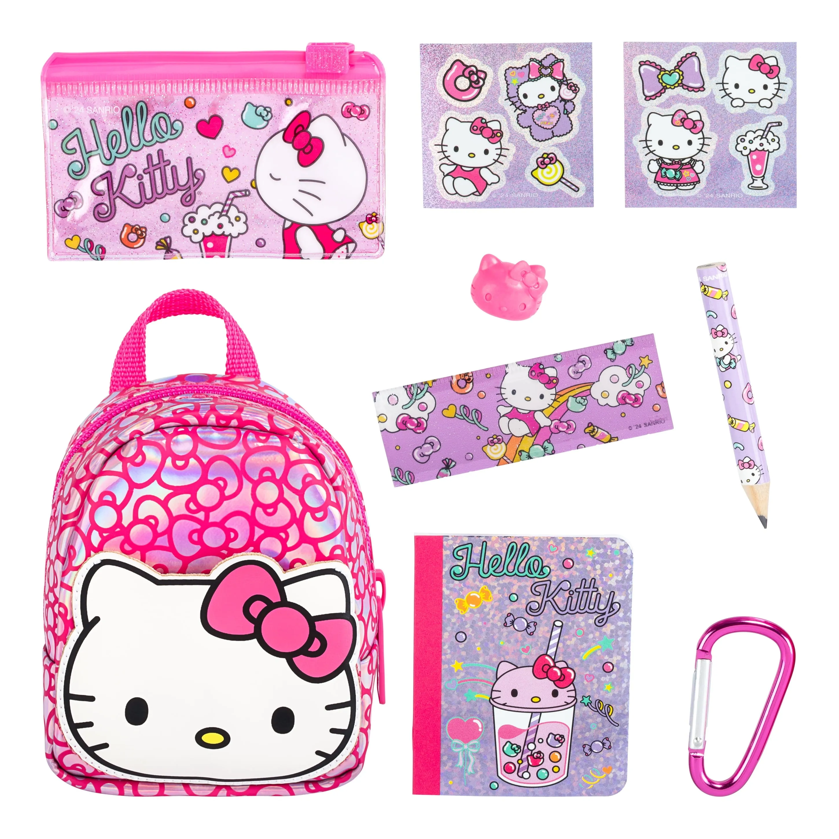 Hello Kitty Hot Pink Real Littles Micro Backpack