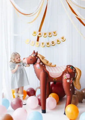 Horse Shaped Foil Balloon